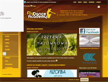 Tablet Screenshot of flydanceacademy.com